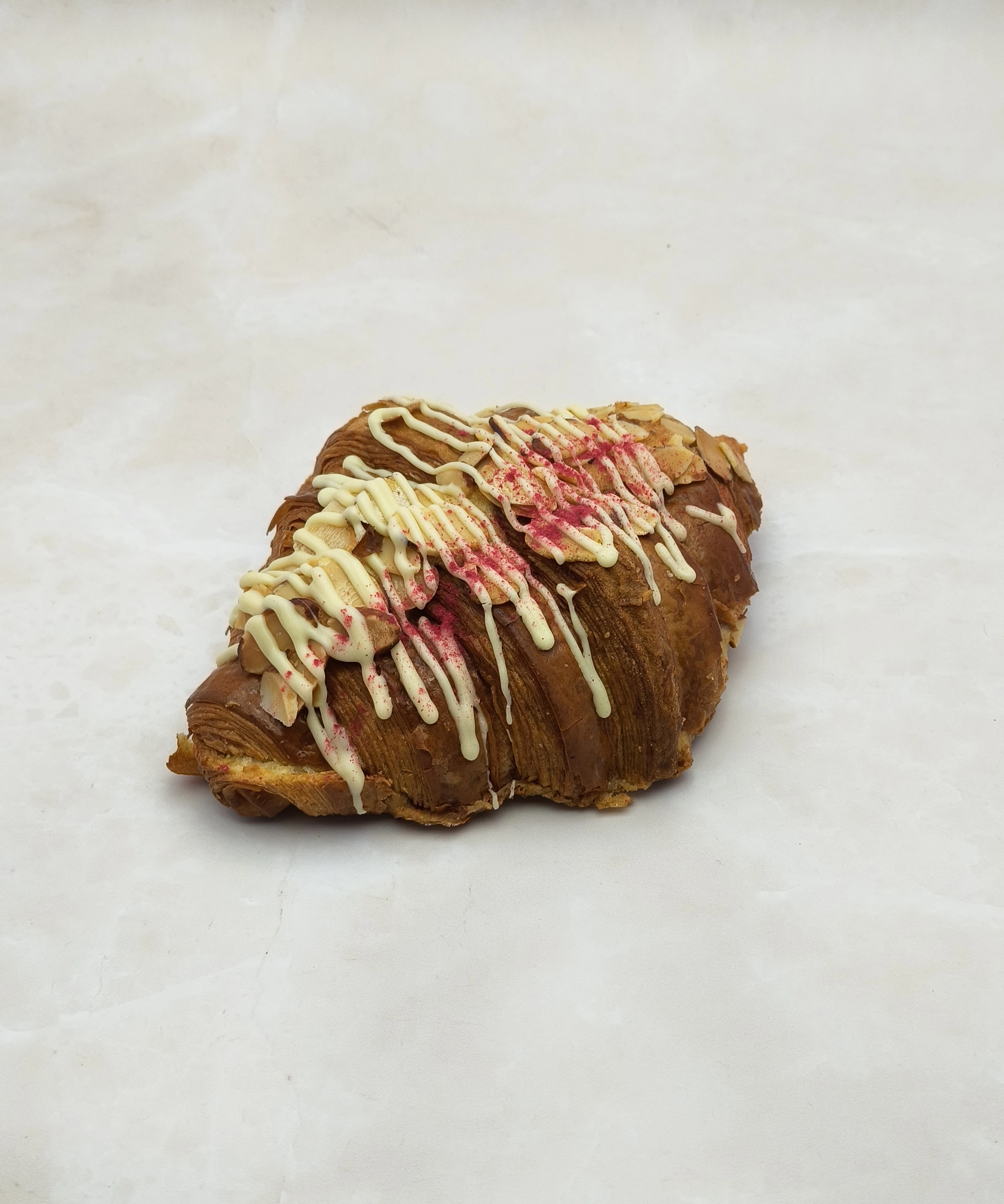 White Chocolate & Raspberry Croissant