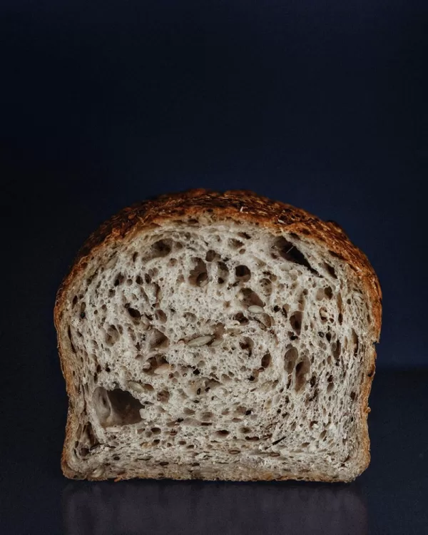 Wholesale Bread - 5 Seed Sourdough Cross Section